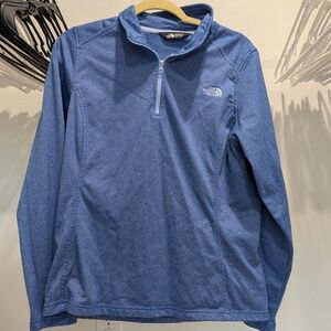 The North Face Blue Quarter-Zip Pullover